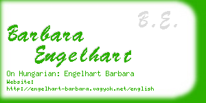 barbara engelhart business card